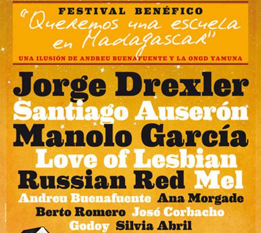Concierto benéfico en Barcelona con Love of Lesbian, Russian Red, Jorge Drexler….