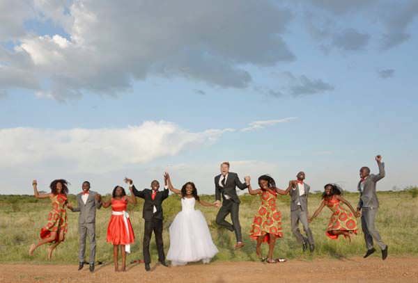 Una auténtica boda africana