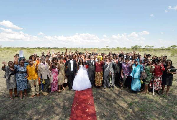 Una auténtica boda africana