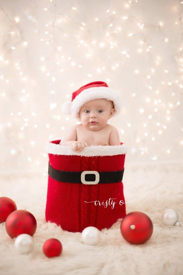 Fotografías de bebés que disfrutan a lo grande en Navidad 10