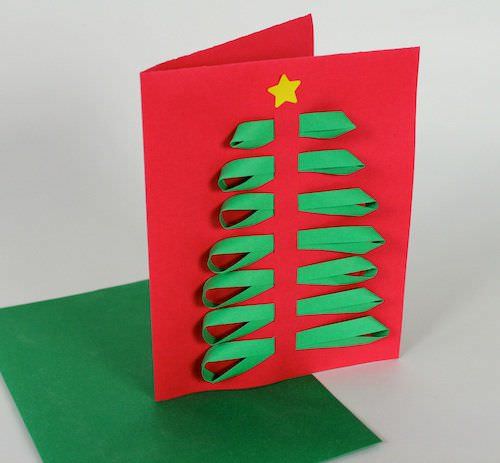Ideas DIY Tarjetas para felicidad la Navidad