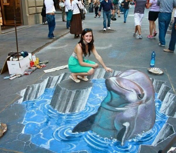 Este artista callejero sabe muy bien cómo dejar volar su imaginación 5
